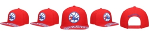 Mitchell & Ness Men's Red Philadelphia 76ers Hardwood Classics Swingman Pop Snapback Hat